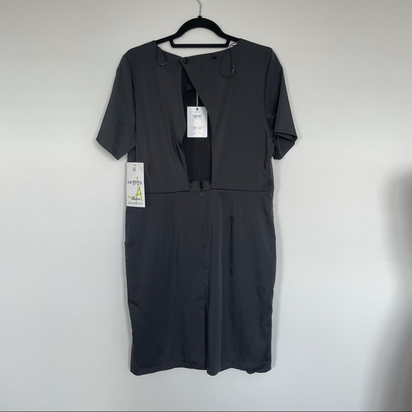 NWT Savida black back cut out dress with pockets - Picture 7 of 8